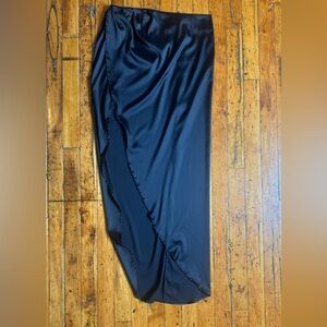 Black Silk Skirt